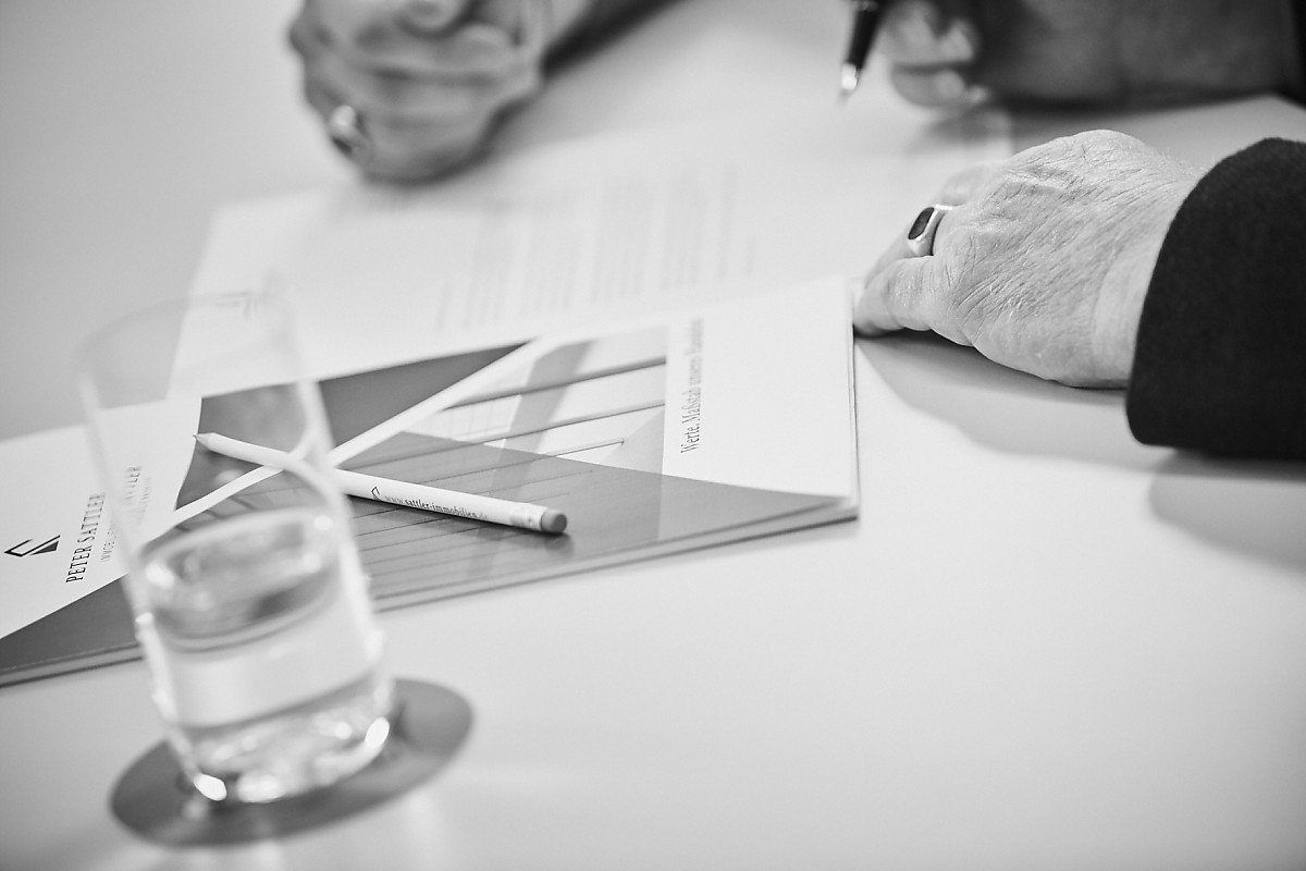 Persönliche Immobilienberatung beim Immobilienkontor Peter Sattler