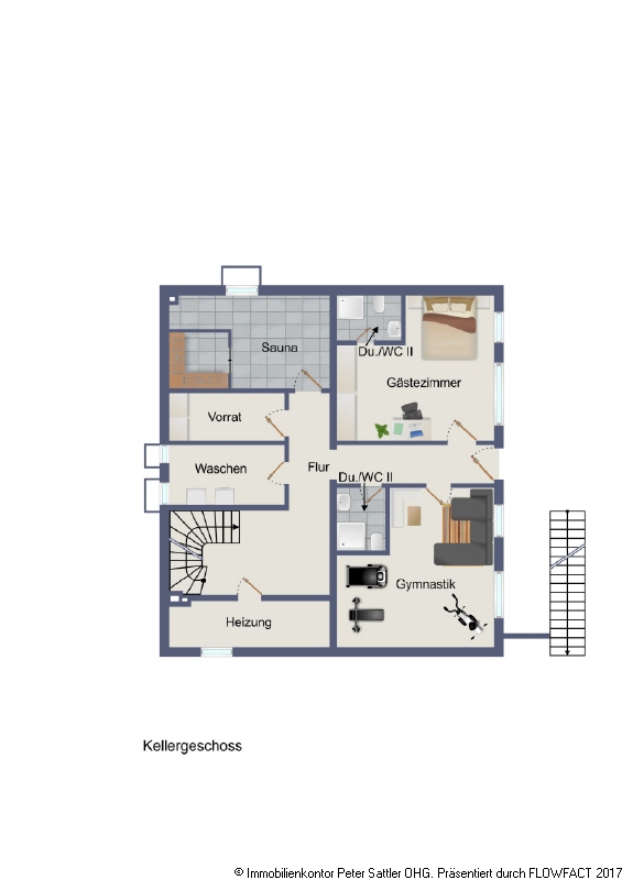 Grundriss_KG Einfamilienhaus Bonn