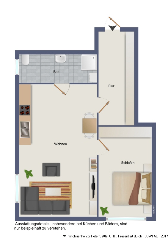 Grundriss Souterrainwohnung Bonn