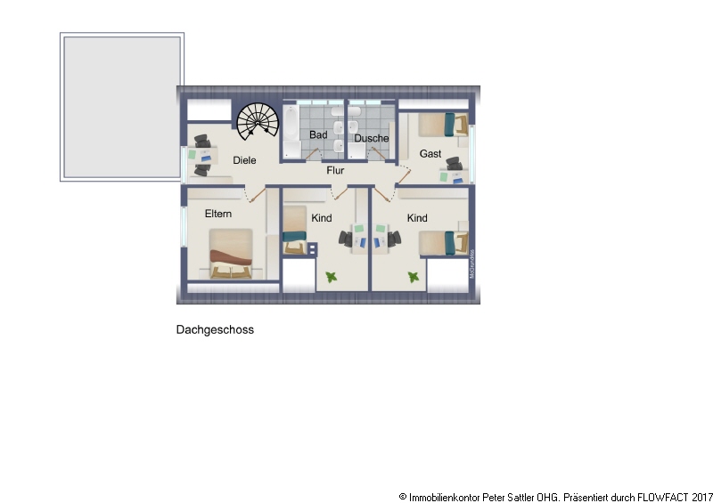Grundriss_DG_Ist Einfamilienhaus Bonn