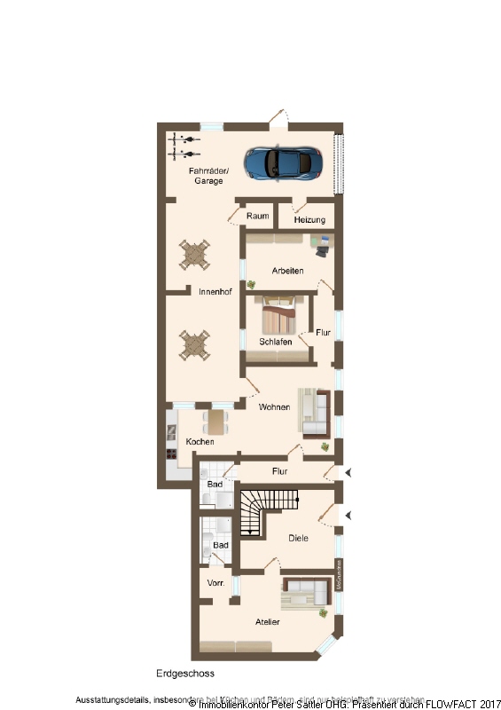 Grundriss_EG Reiheneckhaus Bonn