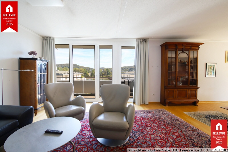 13 Blick �ber den Rhein Penthousewohnung Bonn