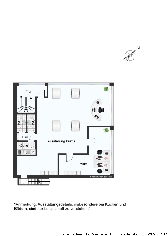 Grundriss_OG_Pr B�ro / Praxis Bonn