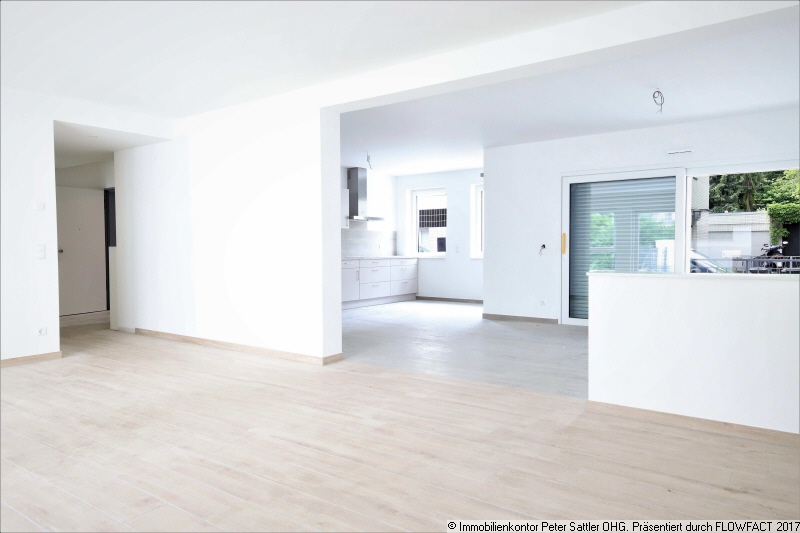 Durchblick zur Wohnk�che Erdgeschosswohnung Bonn