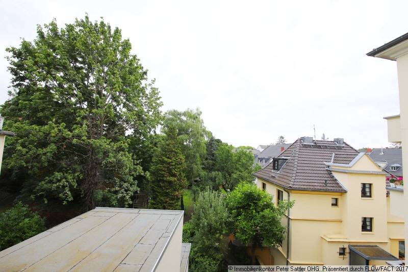 Ausblick nach hinten Etagenwohnung Bonn