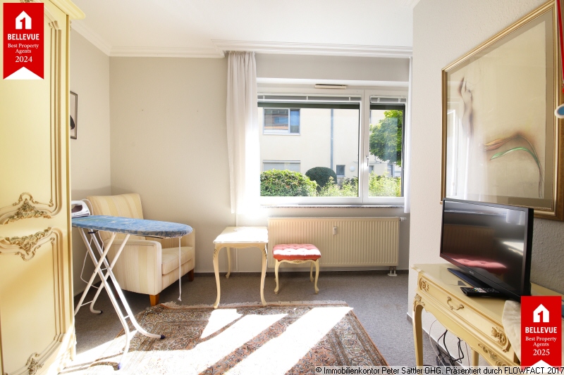 Schlafzimmer halb geteilt Erdgeschosswohnung Bonn