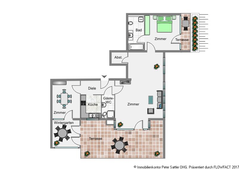 Grundrissjpg Penthousewohnung Bonn