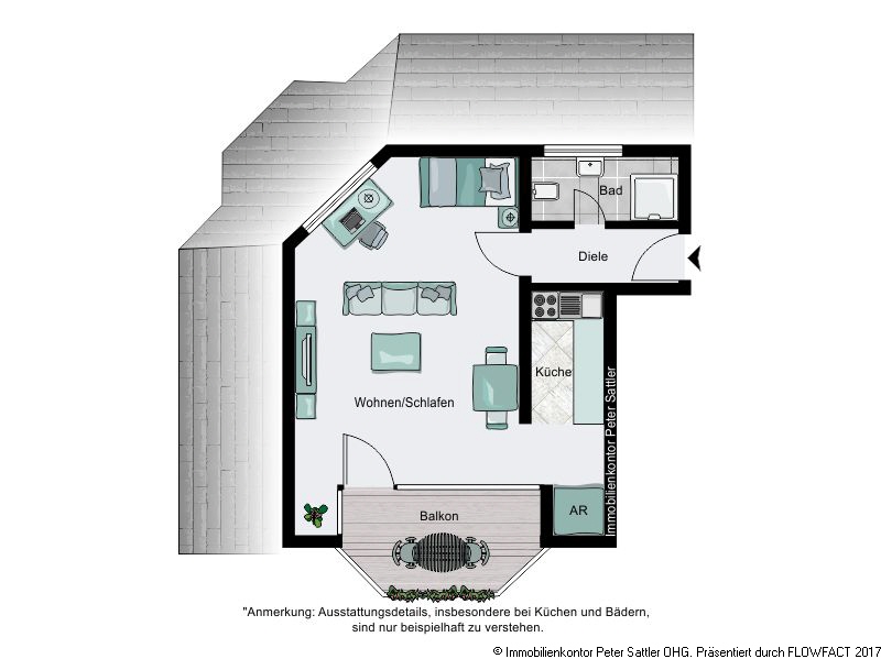 Grundrissjpg Dachgeschosswohnung Bonn
