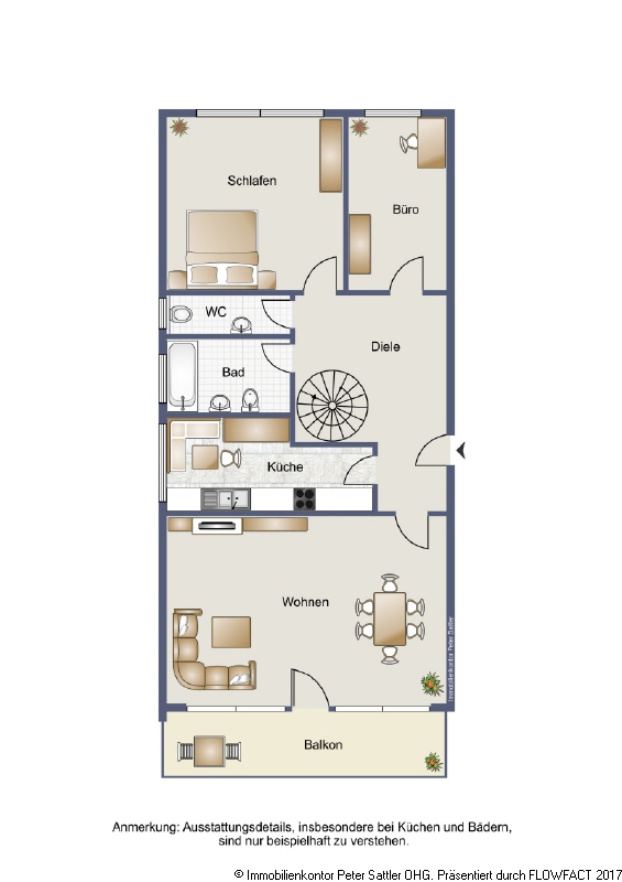 Grundriss_EG Maisonettewohnung Bonn