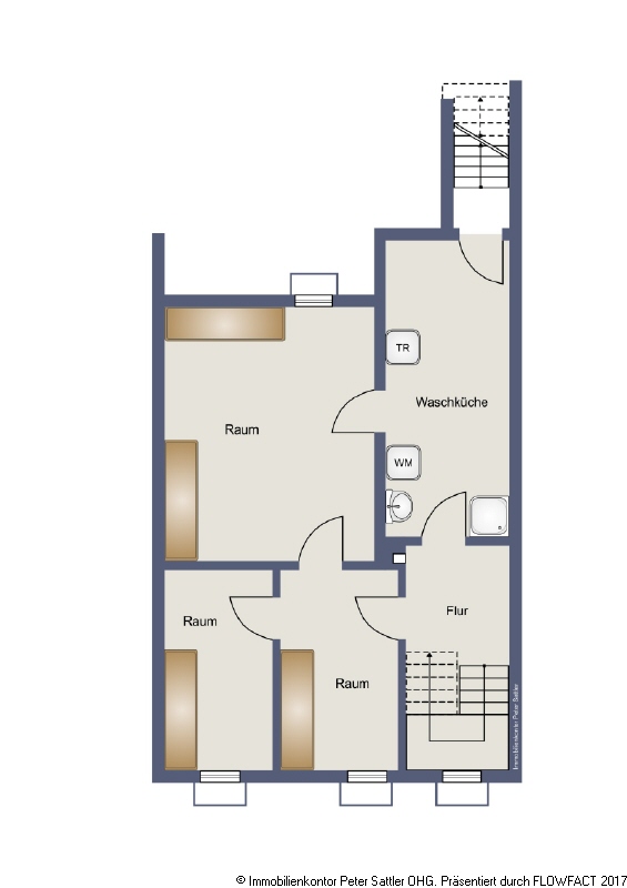 Grundriss KG Reihenmittelhaus Bonn