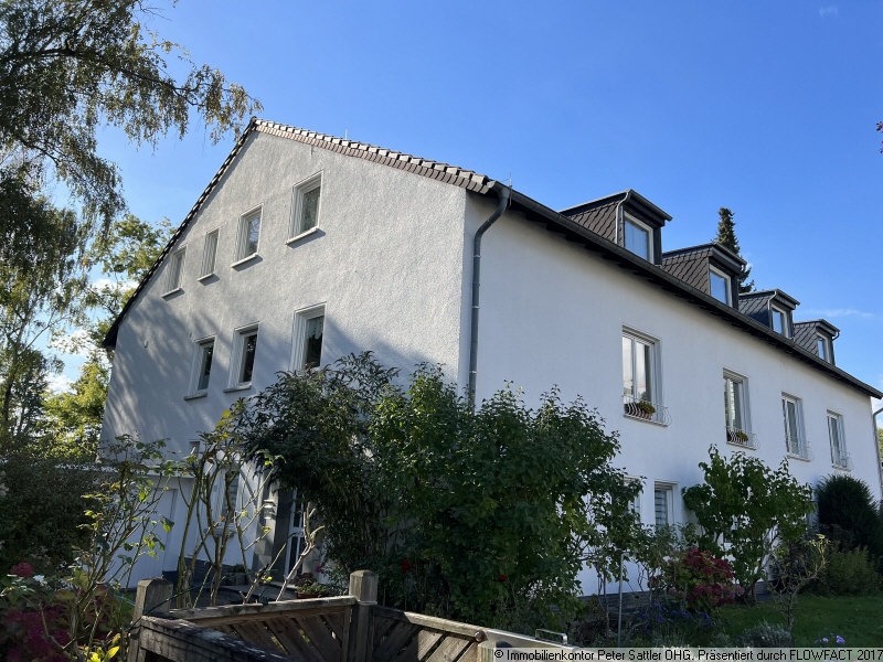 Au�enansicht Giebelseite Dachgeschosswohnung Bonn
