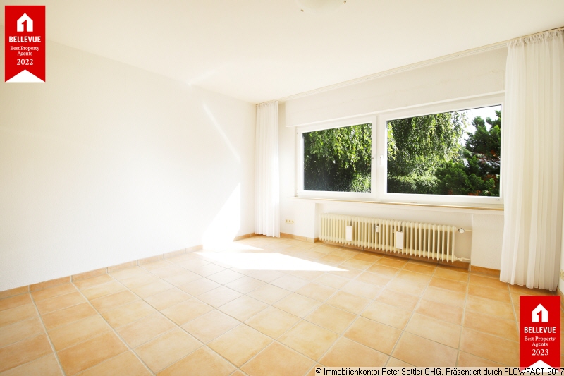 Schlafzimmer zum Garten Maisonettewohnung Bonn