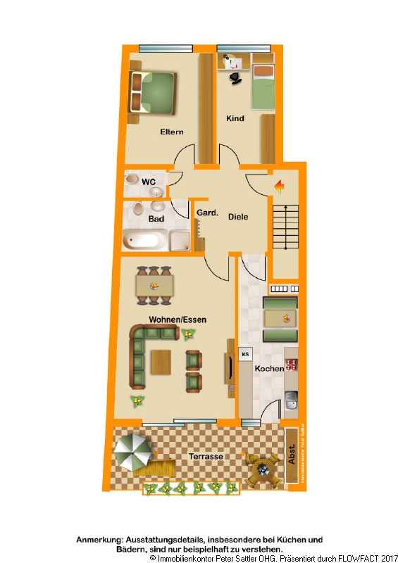 Grundriss Etagenwohnung Bonn