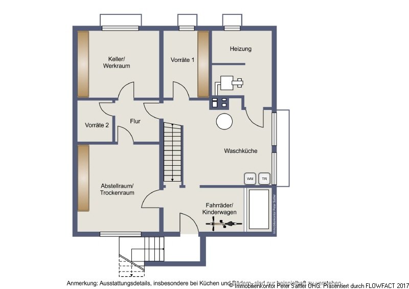 Grundriss KG Reiheneckhaus Bonn