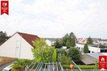 Ausblick von der Dachterrasse Ramersdorf: Dachterrasse, Einbauk�che, modern