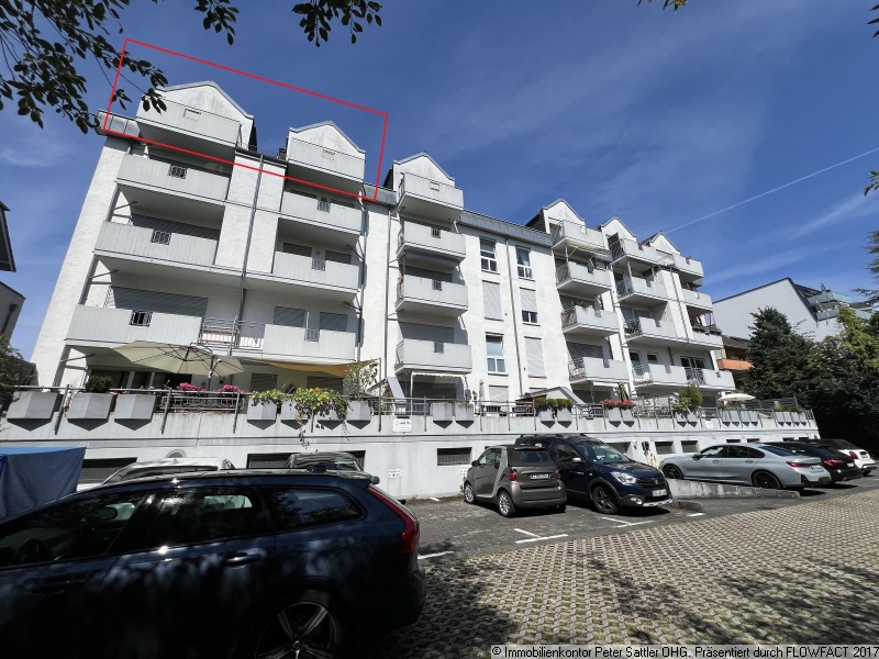 R�ckansicht Maisonettewohnung Siegburg