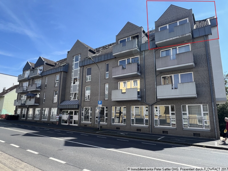 Vorderansicht Maisonettewohnung Siegburg