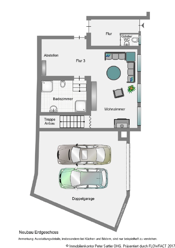 Grundriss_Neubau_EG Einfamilienhaus Bonn