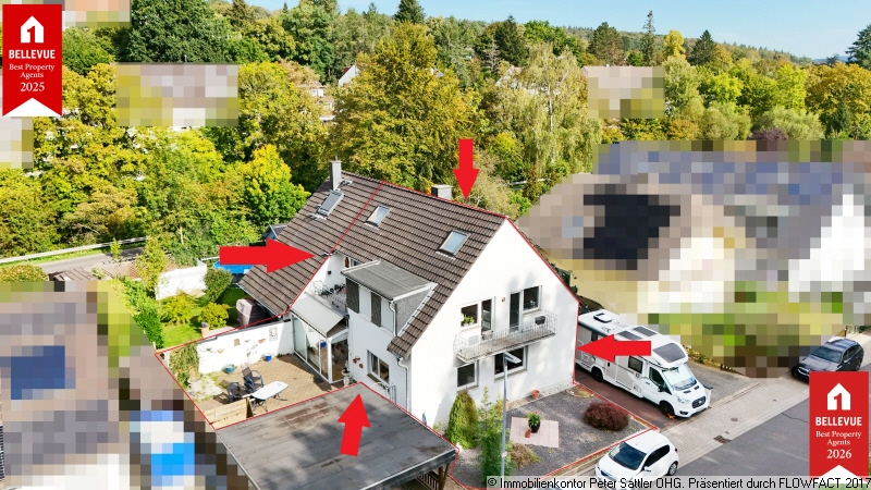 9 Zwei Balkone, eine Terrasse Doppelhaush�lfte Wachtberg
