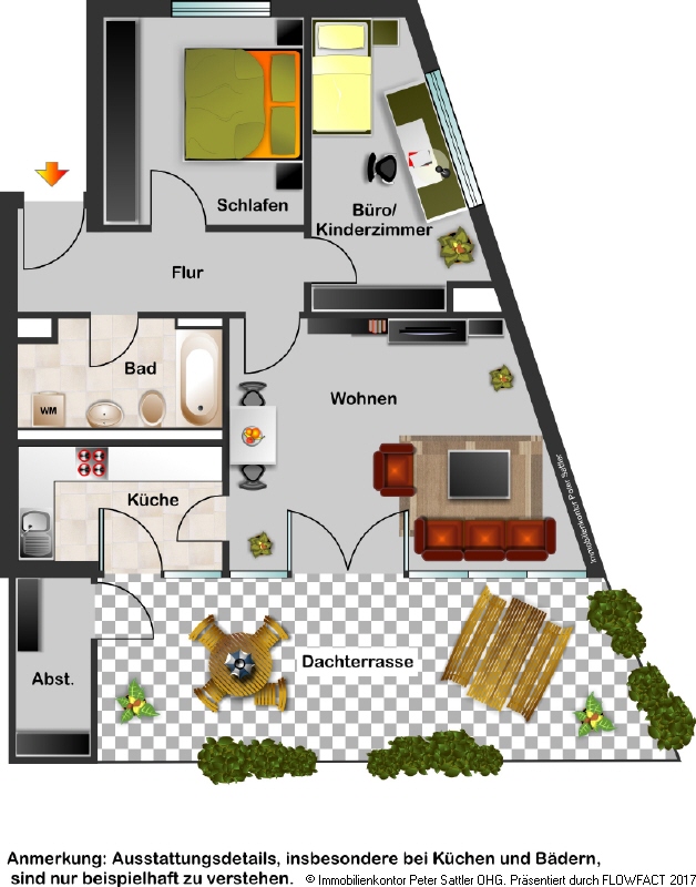 Grundriss Etagenwohnung Bonn