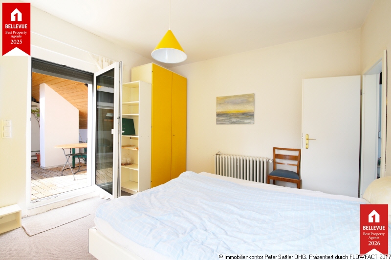 Schlafraum mit Bad en suite Reiheneckhaus Bonn