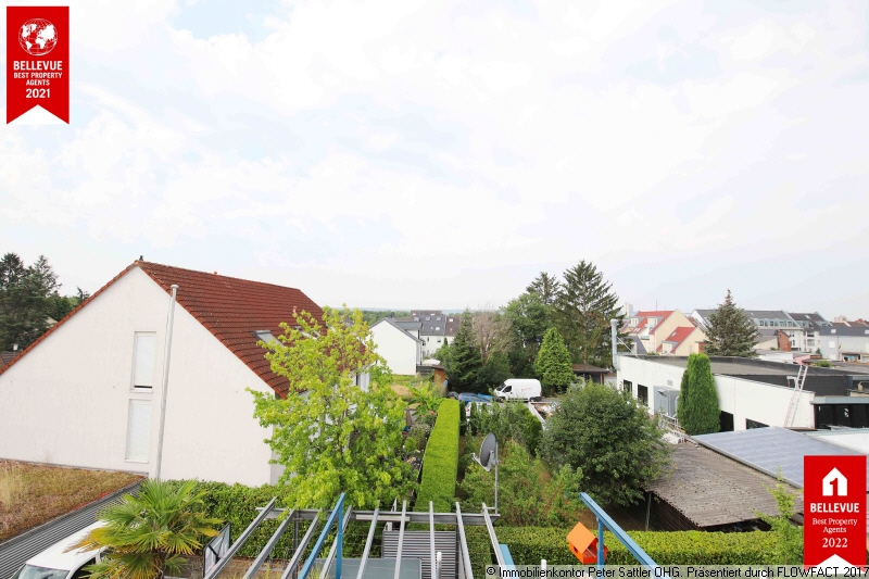 Ausblick von der Dachterrasse Dachgeschosswohnung Bonn