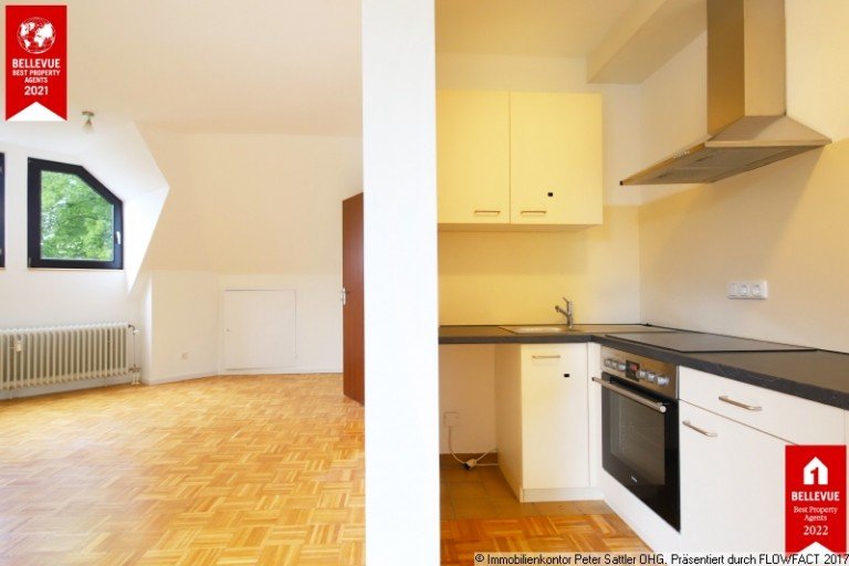 Raumtrennung Bonn Dachgeschosswohnung Mehlem: sofort beziehbar, mit Einbauk�che und Balkon!