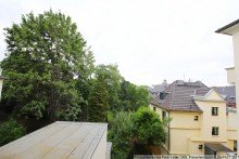 Ausblick nach hinten Mitten in der Stadt!