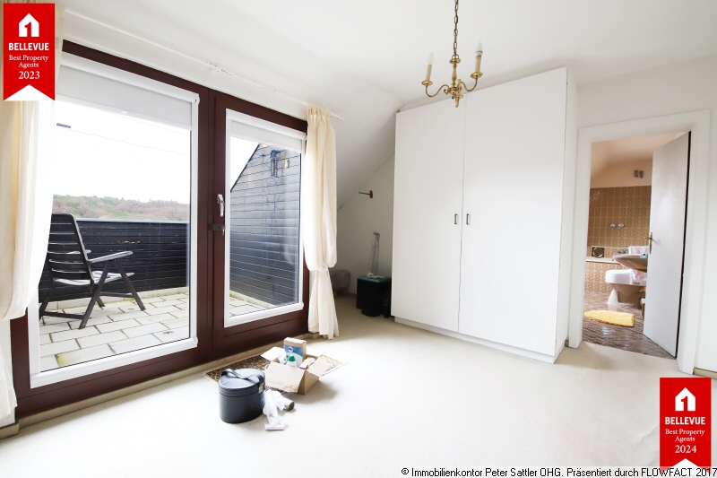 Loggia mit Ausblick Einfamilienhaus Bonn
