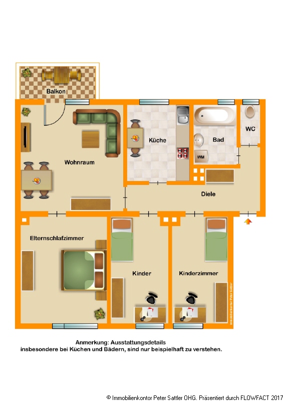 Grundriss Etagenwohnung Bonn