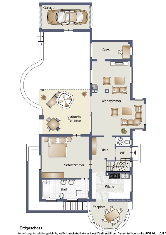 Grundriss_EG Einfamilienhaus Bonn