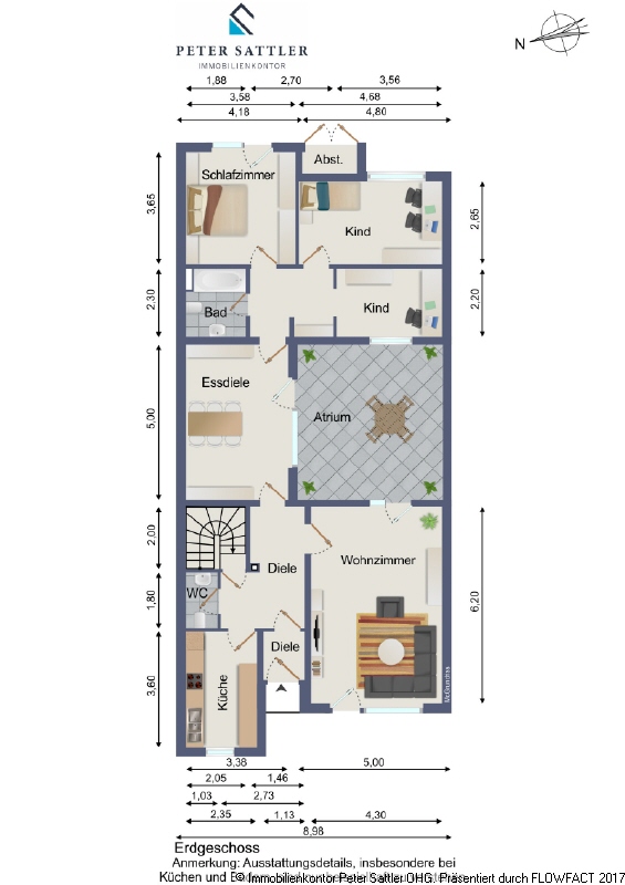 Grundriss Reihenmittelhaus Wachtberg