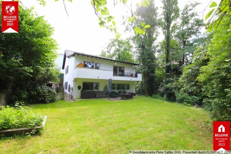 Balkon und Terrasse Bonn Einfamilienhaus Plittersdorf: zentrale Lage umgeben von Gr�n