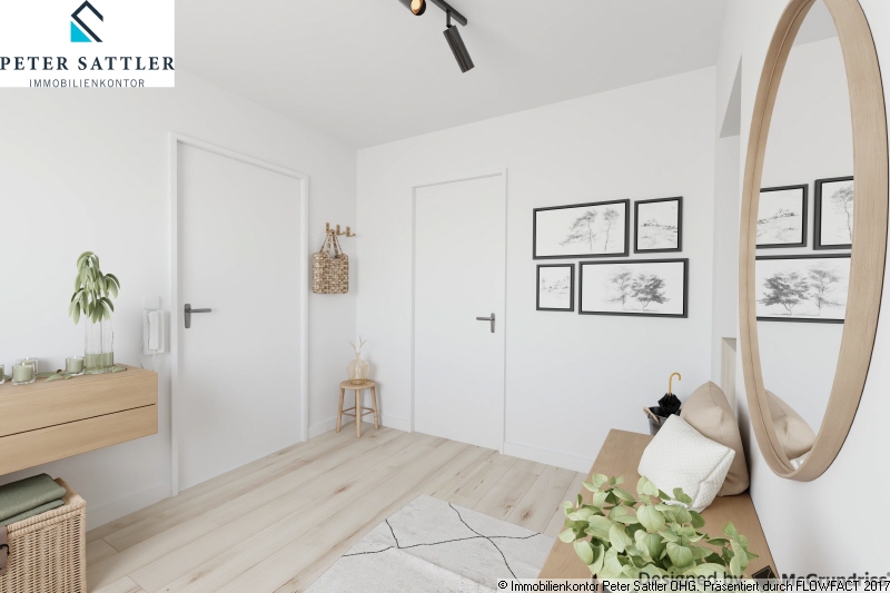9 Flur_KI_generiert (1) Dachgeschosswohnung Bonn